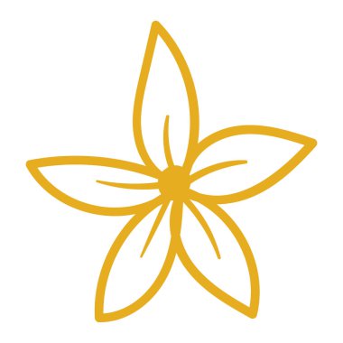 Beyaz bir arkaplanda el çizimi altın yapraklar çizimi tasarımı