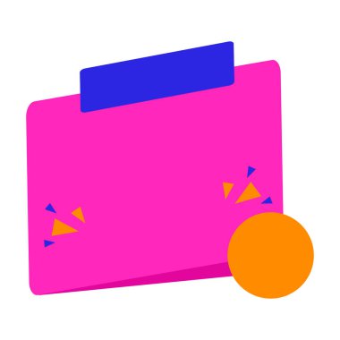 Origami satış pankartı etiketi boş tasarım şablonu