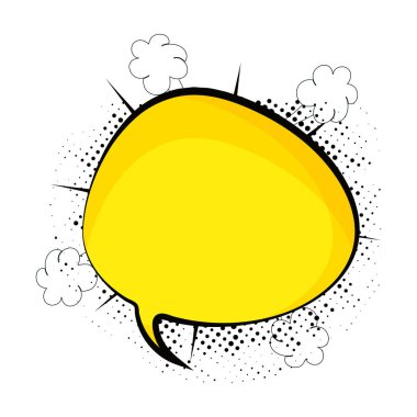 Çizgi roman tarzı boş çerçeve arkaplanı. Havalı çizgi roman tasarımı komik metin balonu tasarımı