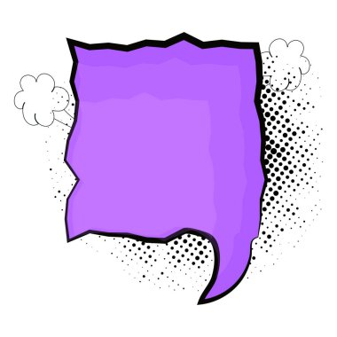 Çizgi roman tarzı boş çerçeve arkaplanı. Havalı çizgi roman tasarımı komik metin balonu tasarımı