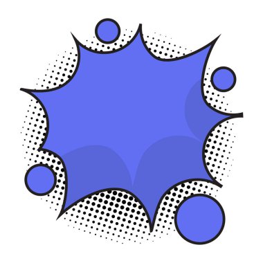 Çizgi roman tarzı boş çerçeve arkaplanı. Havalı çizgi roman tasarımı komik metin balonu tasarımı