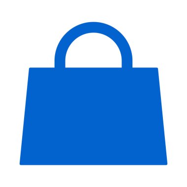 Beyaz arkaplanda Alışveriş Torbası simgesi çizimi