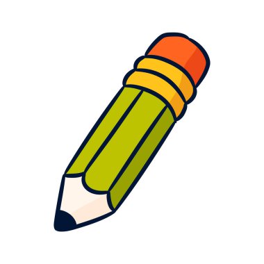 Beyaz arkaplanda kalem çizimi