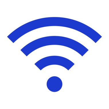 Beyaz arkaplanda Wifi Duotone Görüntü