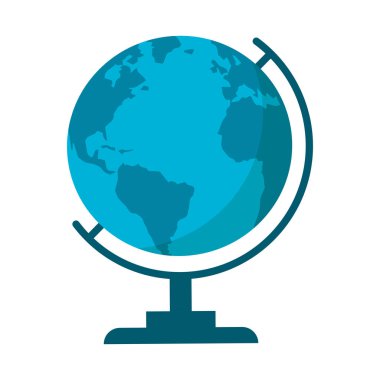 Okula geri dönüş ikonu izole edildi