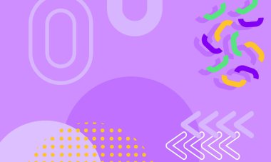 Soyut geometrik arkaplanın düz tasarımı