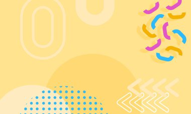 Soyut geometrik arkaplanın düz tasarımı