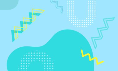 Soyut geometrik arkaplanın düz tasarımı