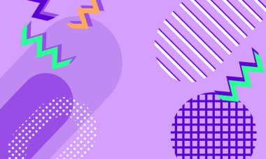 Soyut geometrik arkaplanın düz tasarımı