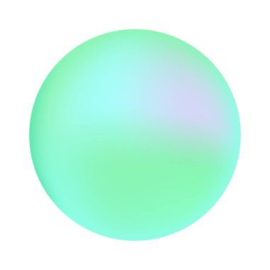 Beyazda izole edilmiş renkli küreler