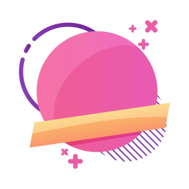 Renkli soyut satış afişi. Renkli origami satış pankartı