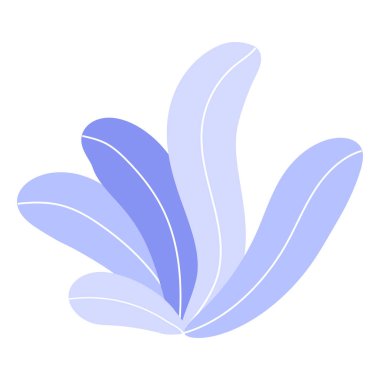 Monokromatik tropikal yapraklar çizimi