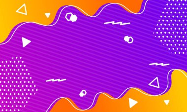 Düz tasarım parlak çizgi roman duvar kağıdı tasarımı