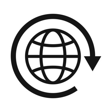 Beyaz arkaplanda dünya çapında Resim Biçimi