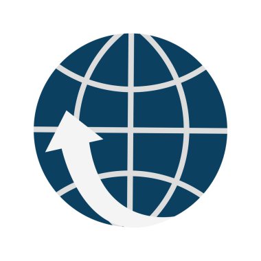 Beyaz arkaplanda internet simgesi tasarım şablonu