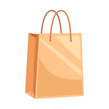 Kabzası dik kağıt alışveriş torbası.