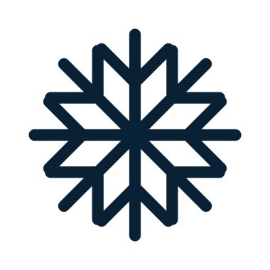 El çizimi Kar Taneleri Noel tasarımı