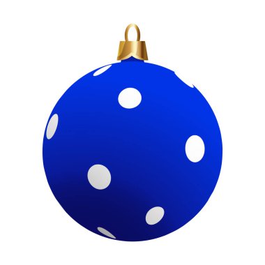 Beyaz üzerinde Noel balosu süsü tasarımı