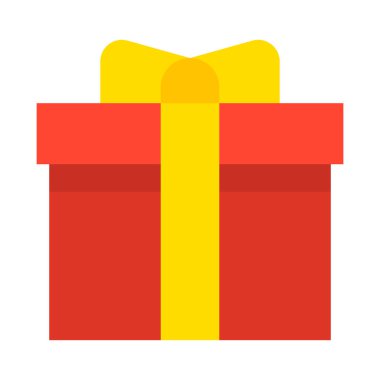 hediye kutusu beyaz üzerinde mevcut tasarım