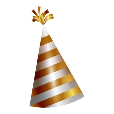 Parti şapkası resmi beyaza izole etti