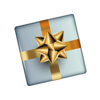 hediye kutusu beyaz üzerinde izole edilmiş tasarım