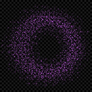 Altın ışıl ışıl yuvarlak çerçeve