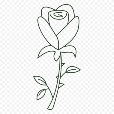 El çizimi bahar çiçekleri çizimi. Çiçek illüstrasyonu