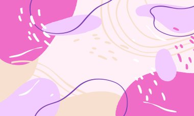 El çizimi minimum arkaplan. El çizimi soyut arkaplan