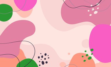 El çizimi minimum arkaplan. El çizimi soyut arkaplan