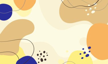 El çizimi minimum arkaplan. El çizimi soyut arkaplan