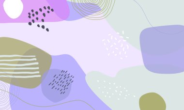 El çizimi minimum arkaplan. El çizimi soyut arkaplan