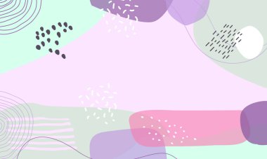 El çizimi minimum arkaplan. El çizimi soyut arkaplan