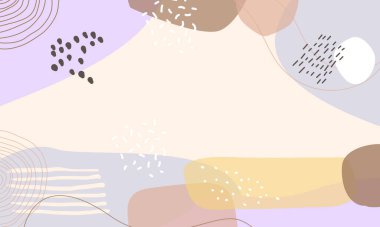 El çizimi minimum arkaplan. El çizimi soyut arkaplan