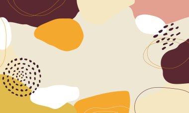 El çizimi minimum arkaplan. El çizimi soyut arkaplan