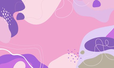 El çizimi minimum arkaplan. El çizimi soyut arkaplan