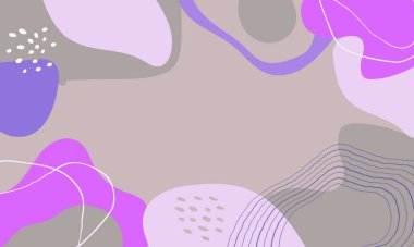 El çizimi minimum arkaplan. El çizimi soyut arkaplan