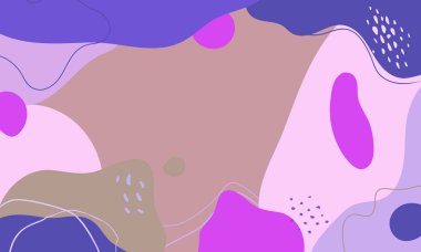 El çizimi minimum arkaplan. El çizimi soyut arkaplan