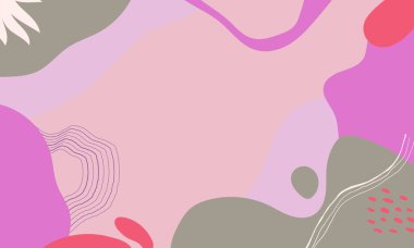 El çizimi minimum arkaplan. El çizimi soyut arkaplan