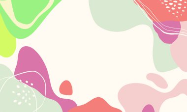 El çizimi minimum arkaplan. El çizimi soyut arkaplan