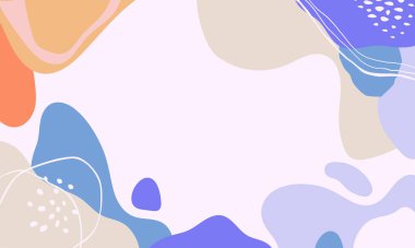 El çizimi minimum arkaplan. El çizimi soyut arkaplan