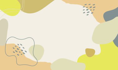 El çizimi minimum arkaplan. El çizimi soyut arkaplan