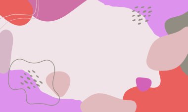 El çizimi minimum arkaplan. El çizimi soyut arkaplan