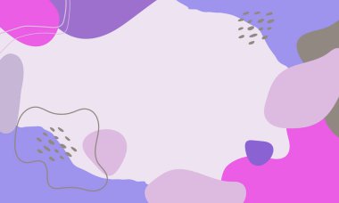 El çizimi minimum arkaplan. El çizimi soyut arkaplan