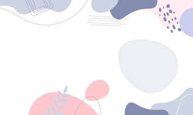 El çizimi minimum arkaplan. El çizimi soyut arkaplan