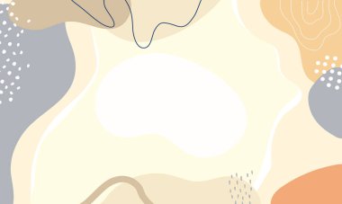 El çizimi minimum arkaplan. El çizimi soyut arkaplan