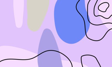 El çizimi minimum arkaplan. El çizimi soyut arkaplan