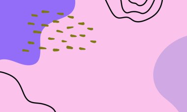 El çizimi minimum arkaplan. El çizimi soyut arkaplan