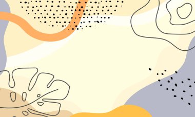 El çizimi minimum arkaplan. El çizimi soyut arkaplan