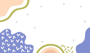 El çizimi minimum arkaplan. El çizimi soyut arkaplan