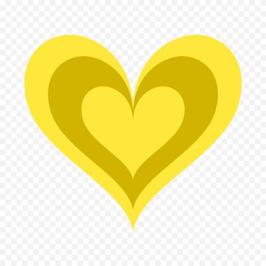 Karalama elle çizilmiş kalp beyaz arkaplan üzerine